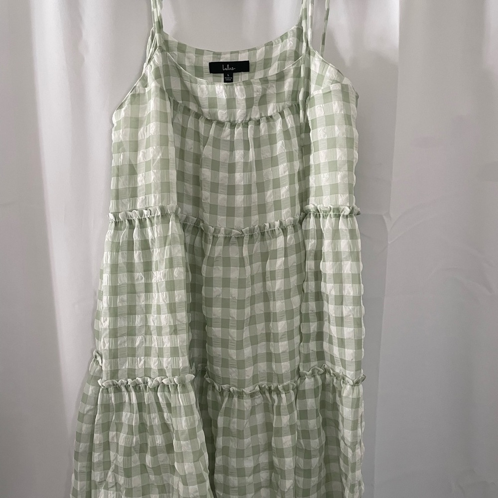 Lulus green summer dress new with tags